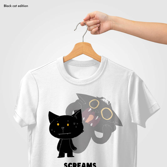Scream Internally - Black Cat Edition Tshirt