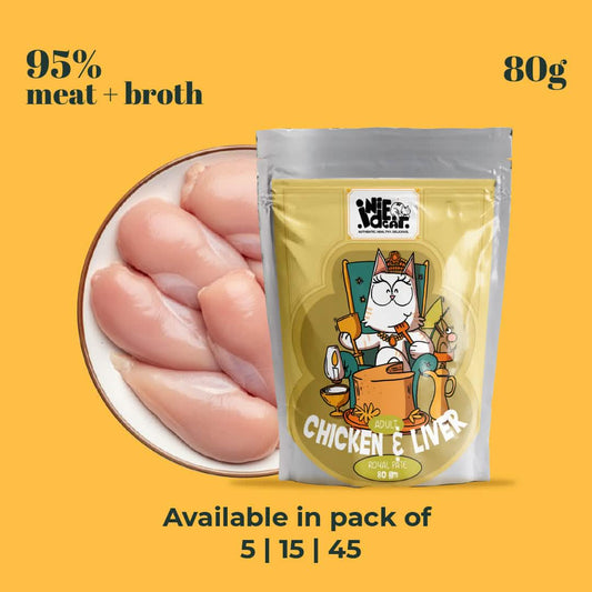 Purrkins x IndieCat Adult Chicken & Liver Royal Pate (80g Packs) Pets of Paradise
