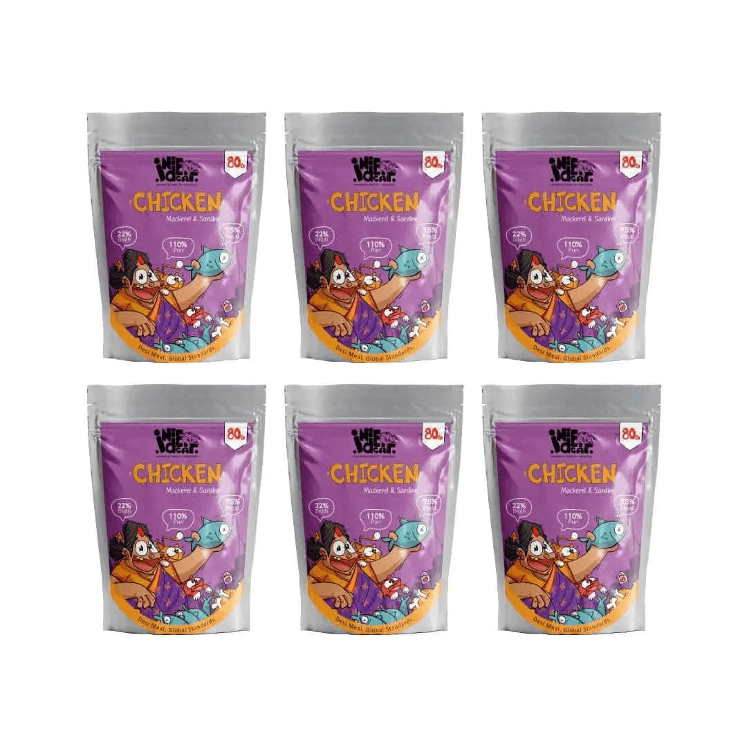 IndieCat Adult Chicken & Mackerel (80g Packs) - Pets of Paradise