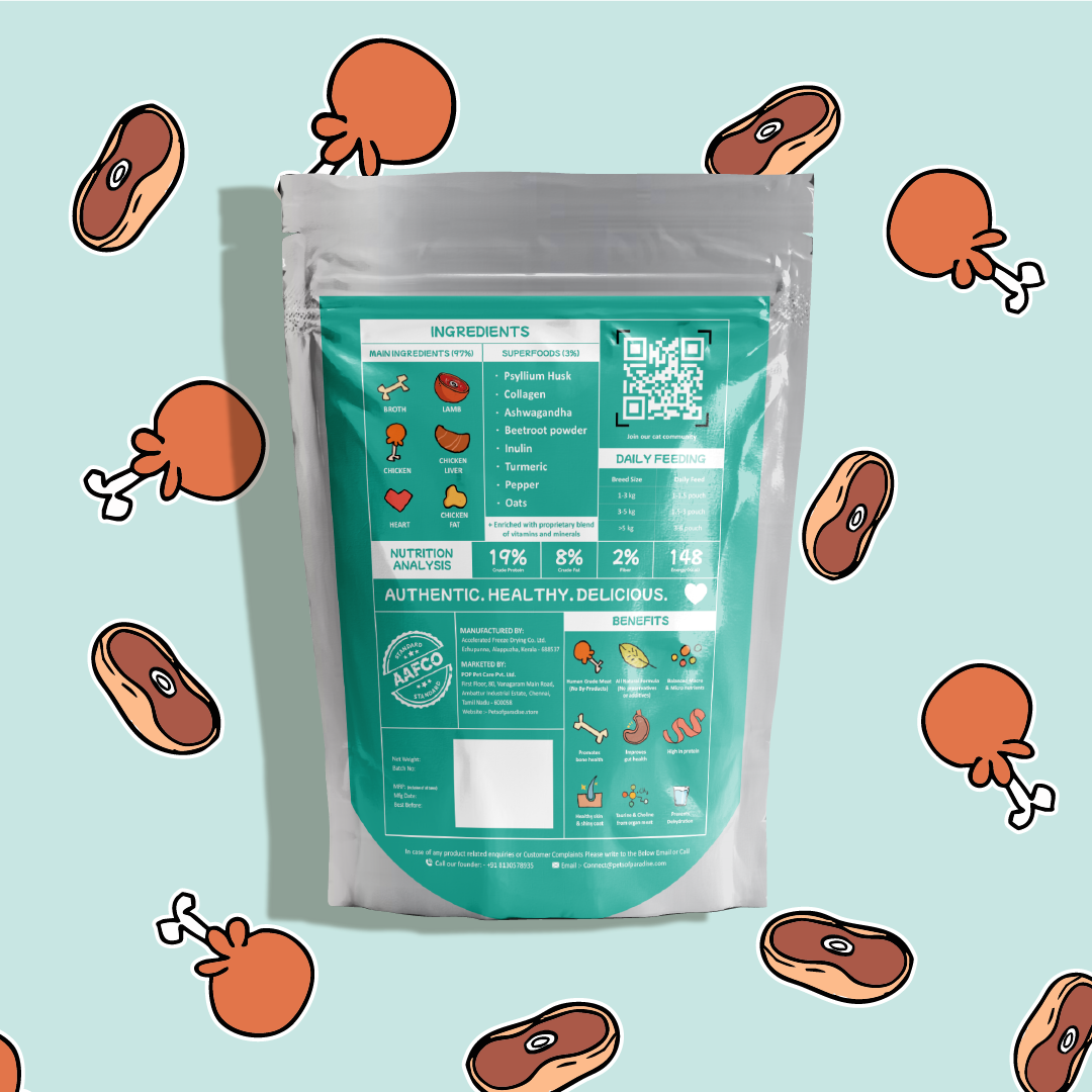 IndieCat for Kittens – Lamb & Chicken (80g Packs)
