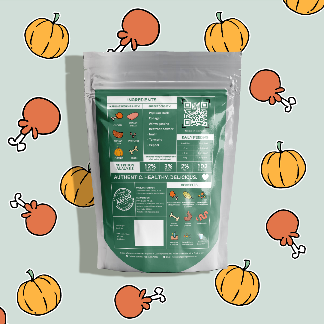 IndieCat Obesity Chicken Pumpkin (80g Packs)