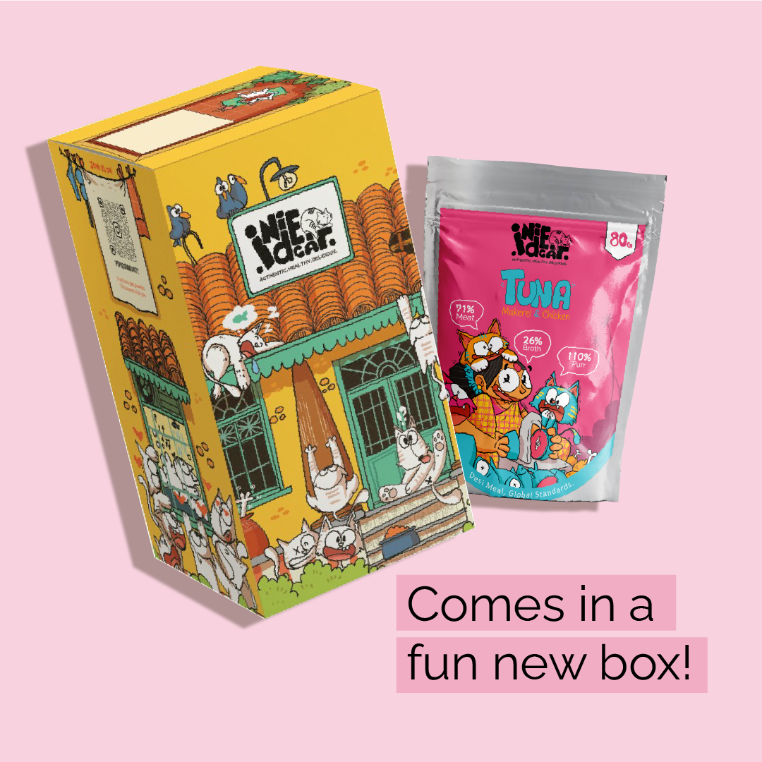 IndieCat Adult Tuna, Mackerel & Chicken (80g Packs)