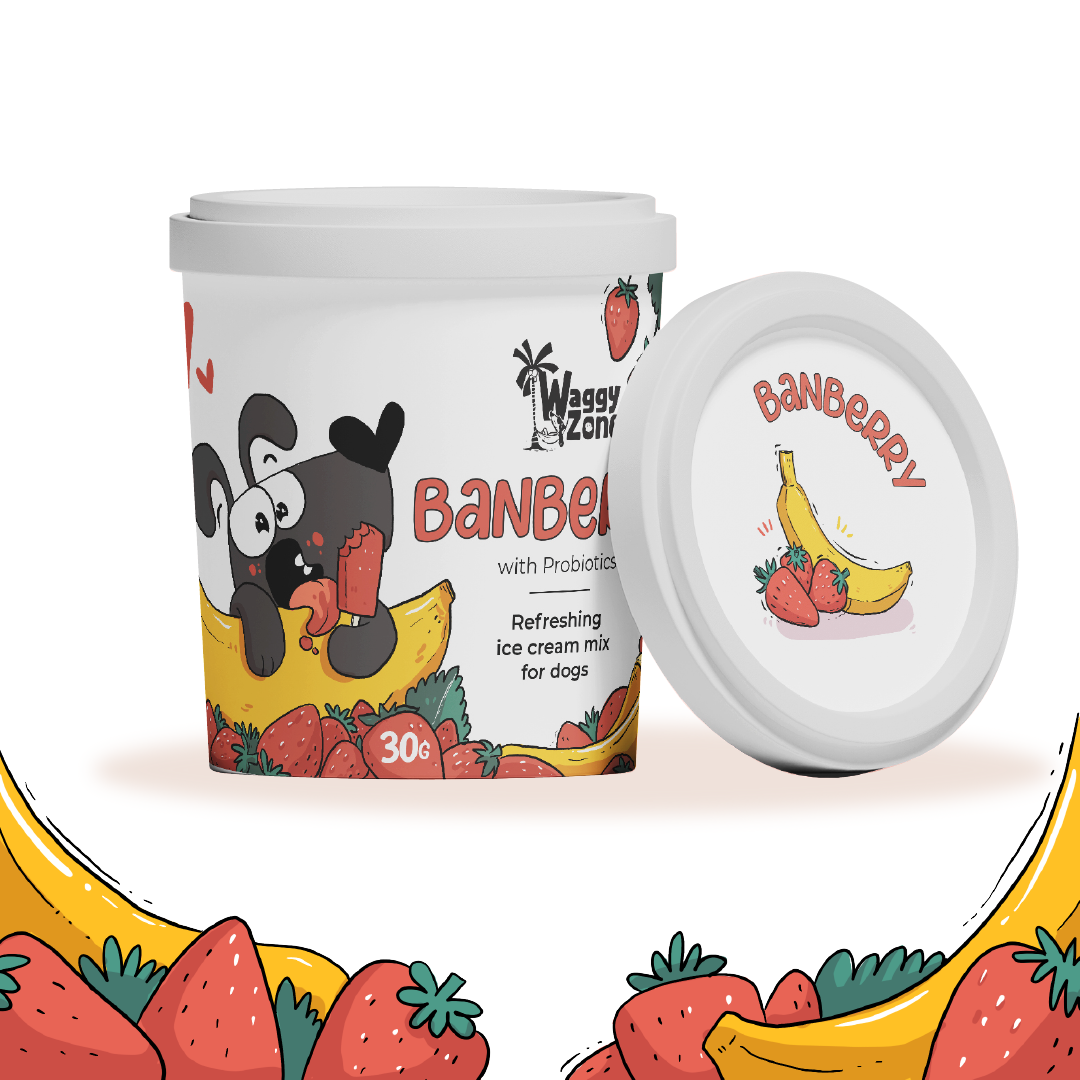 Waggy Zone Ice Cream Mix - Banberry