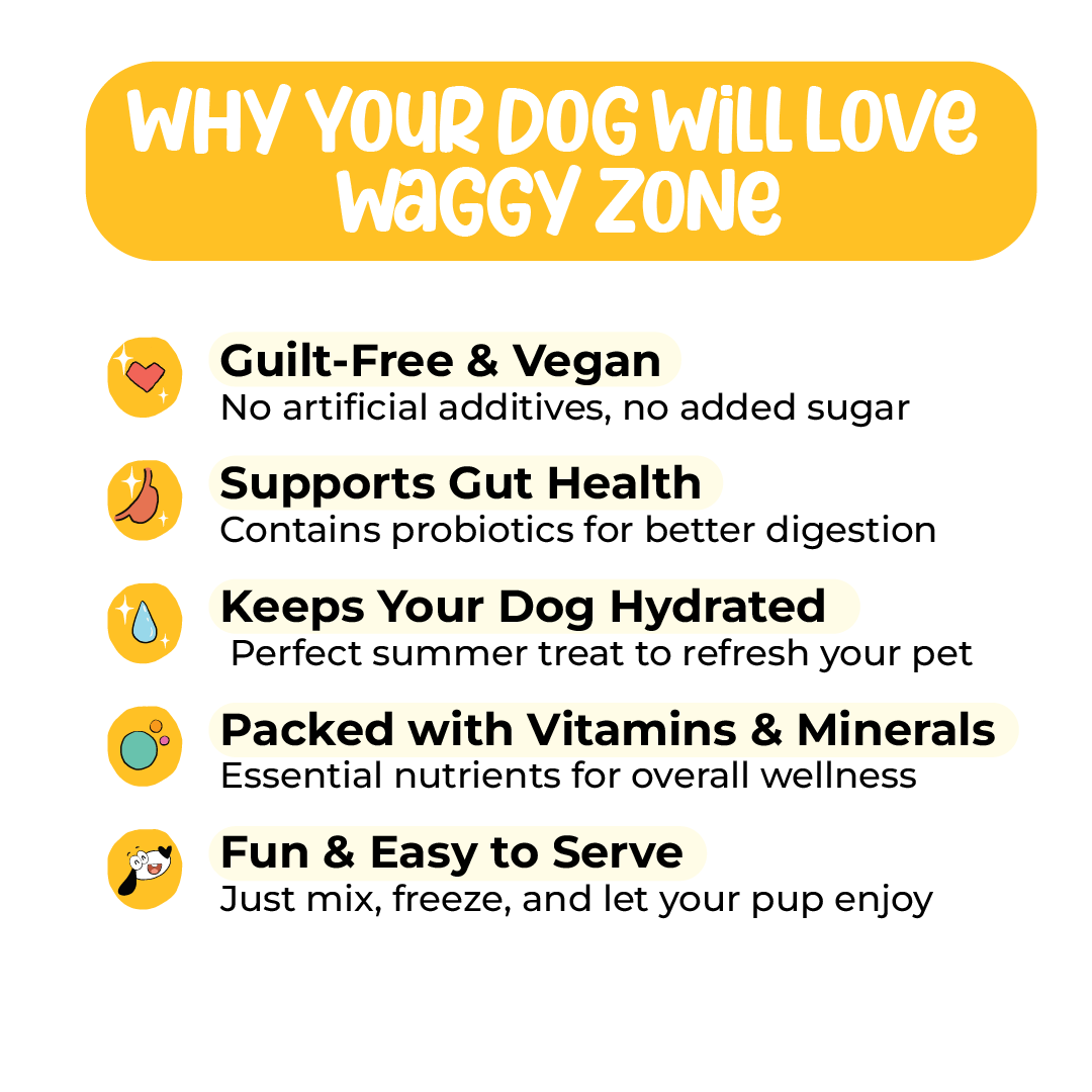 Waggy Zone Natural Doggy Ice Cream - Mango