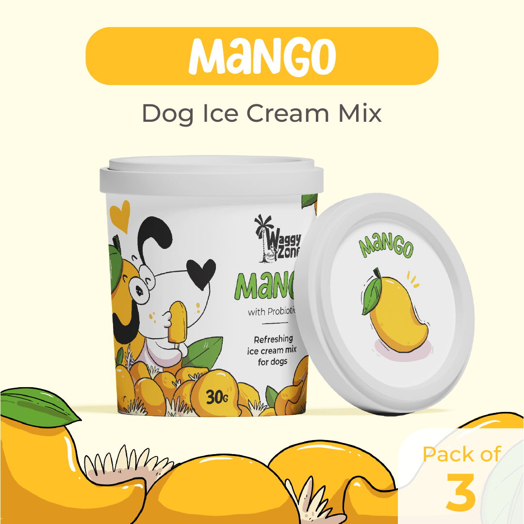 Waggy Zone Natural Doggy Ice Cream - Mango