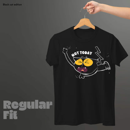 Not Today - Black Cat Edition Tshirt