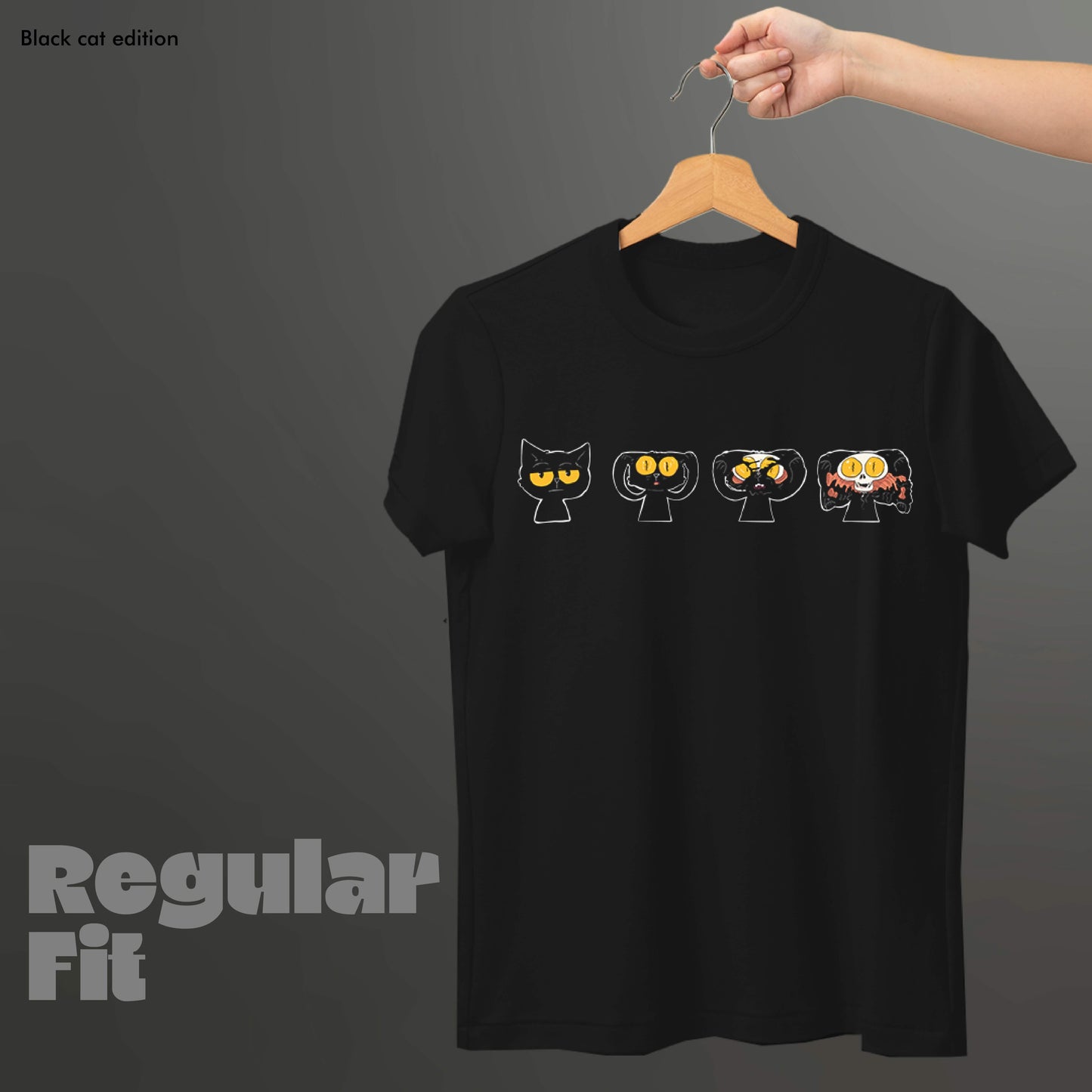 Wait What - Black Cat Edition Tshirt