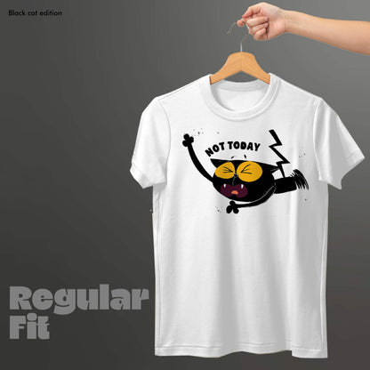 Not Today - Black Cat Edition Tshirt