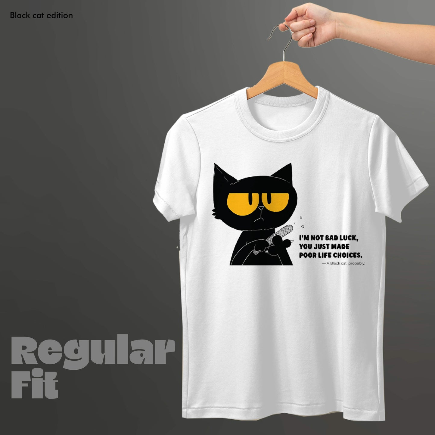 I Am Not Bad Luck - Black Cat Edition Tshirt