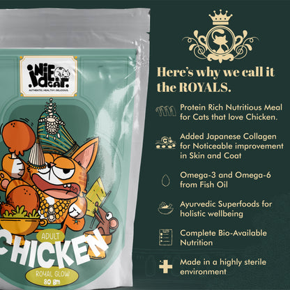 Indiecat Adult Chicken Royal Glow (80g packs)