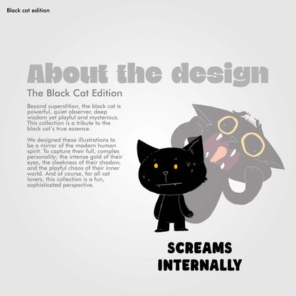 Scream Internally - Black Cat Edition Tshirt