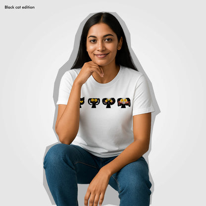 Wait What - Black Cat Edition Tshirt