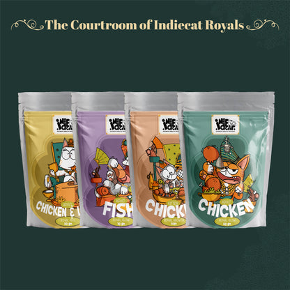 Indiecat Adult Chicken Royal Glow (80g packs)
