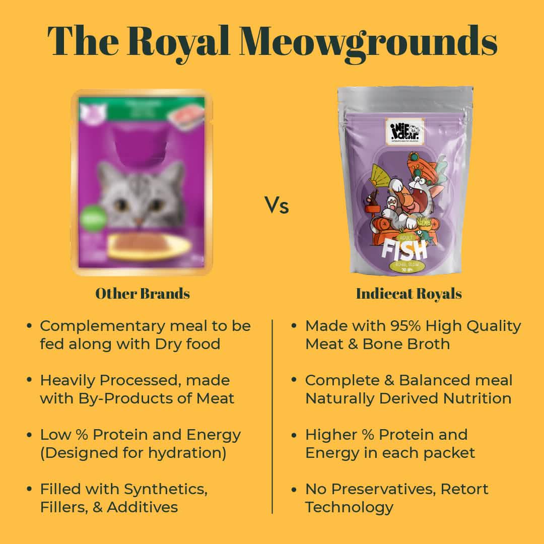 Indiecat Adult Fish Royal Glow (70g packs)