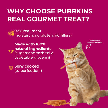Purrkins Exotic Gourmet Treats – The Exotic Collection | Pack of 5 | 200g