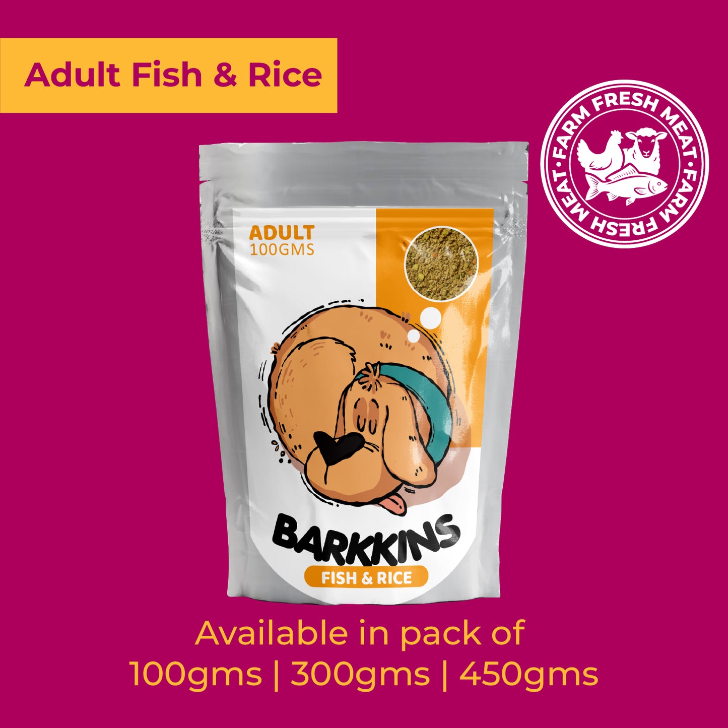 Barkkins Adult Fish & Rice Meal