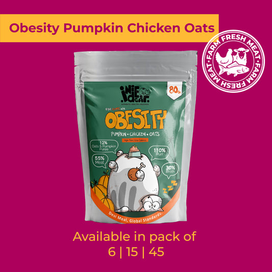 IndieCat Obesity Chicken Pumpkin (80g Packs)