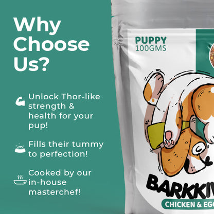 Barkkins Puppy Chicken & Egg