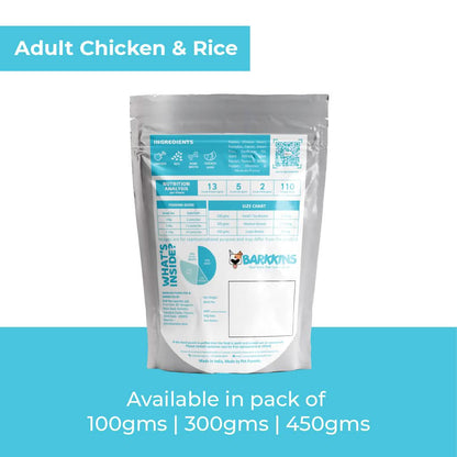 Barkkins Adult Chicken & Rice Meal