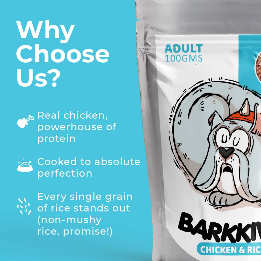 Barkkins Adult Chicken & Rice Meal