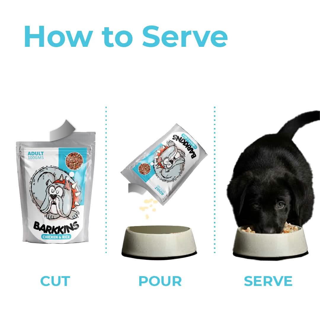 Barkkins Adult Chicken & Rice Meal