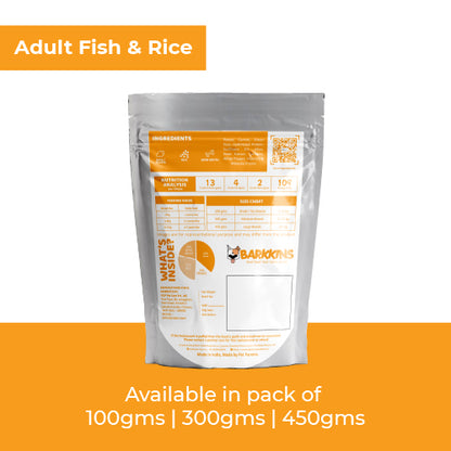 Barkkins Adult Fish & Rice Meal