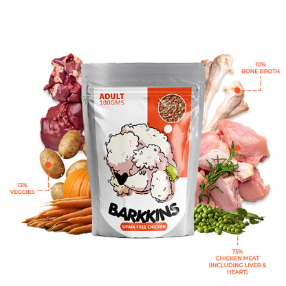 Barkkins Adult Grain Free Chicken Meal