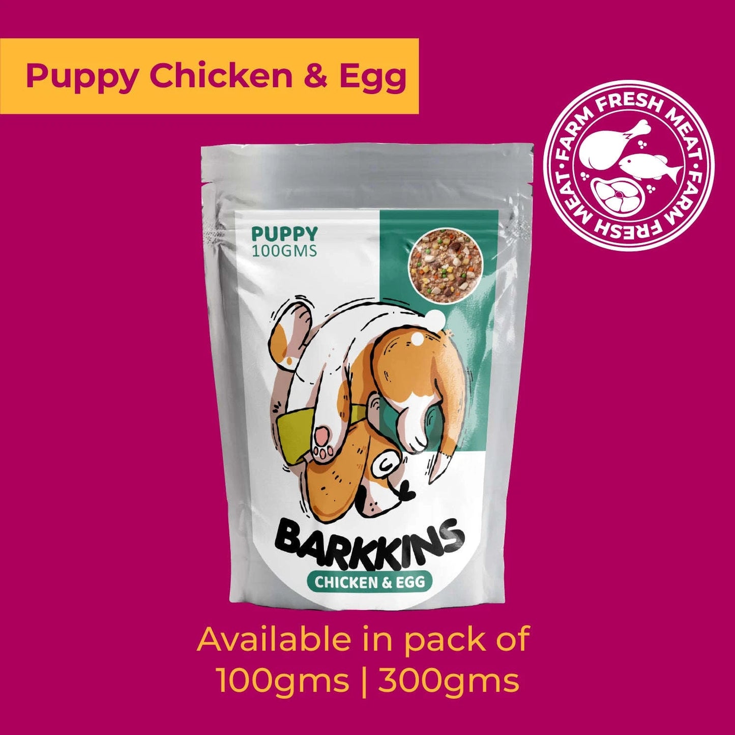 Barkkins Puppy Chicken & Egg Pets of Paradise