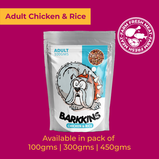 Barkkins Adult Chicken & Rice Meal