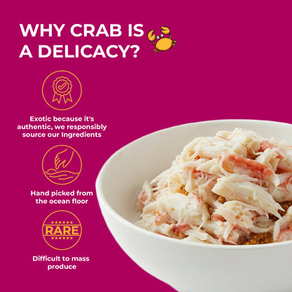 Purrkins Exotic Gourmet Treats – Crab & Chicken | 40g