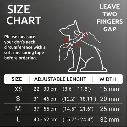 Indian Hound Duratuff Collar (S - Pink)  for Dogs  with QR Tag