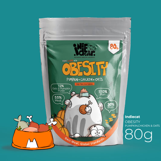 IndieCat Obesity Chicken Pumpkin (80g Packs)