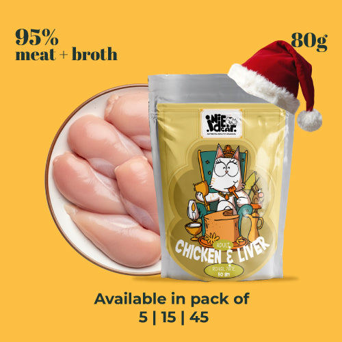 Indiecat Adult Chicken & Liver Royal Pate (80g Packs)