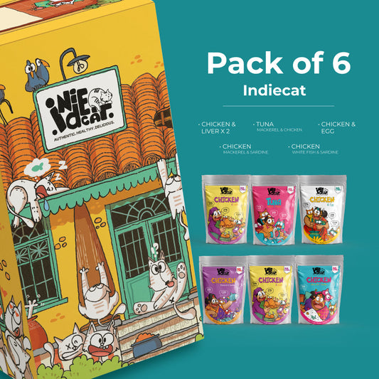 IndieCat Trial Variety Pack – All Flavours (80 gm x 6)