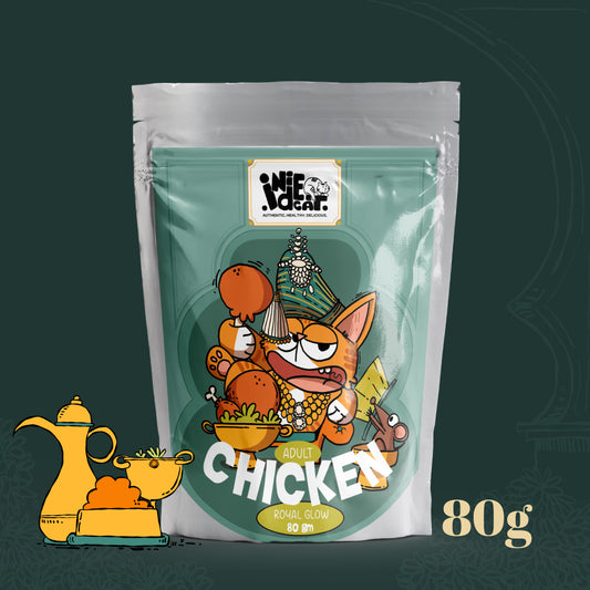 Indiecat Adult Chicken Royal Glow (80g packs)