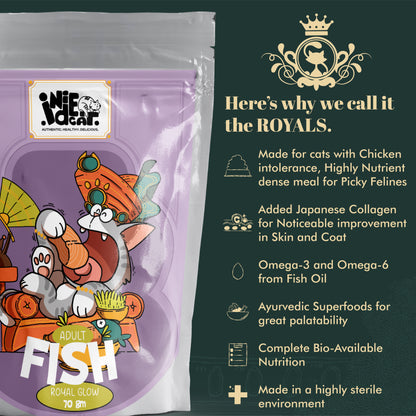 Indiecat Adult Fish Royal Glow (70g packs)