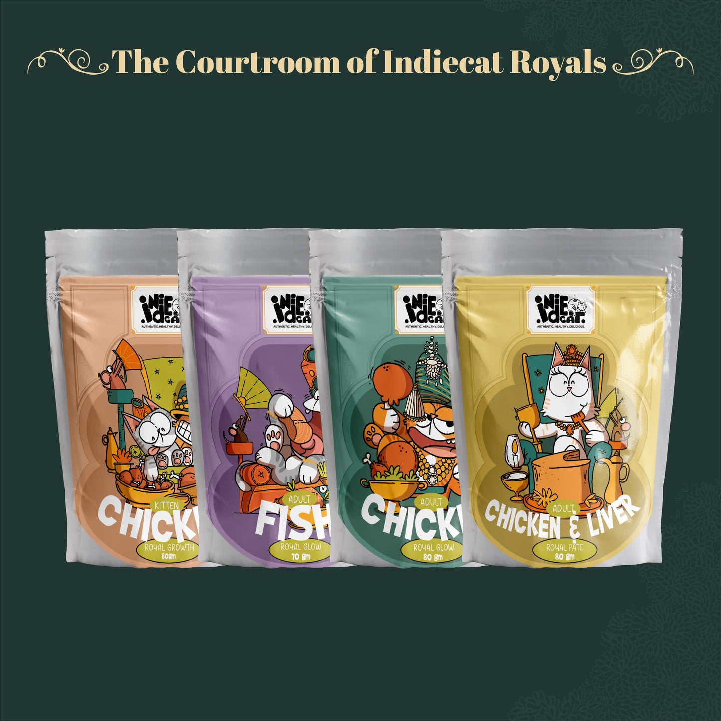 Indiecat Adult Chicken & Liver Royal Pate (80g)