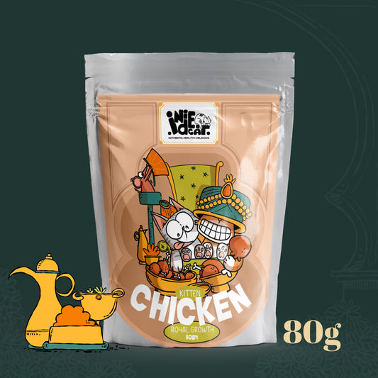 Indiecat Kitten Chicken Royal Growth (80g packs)