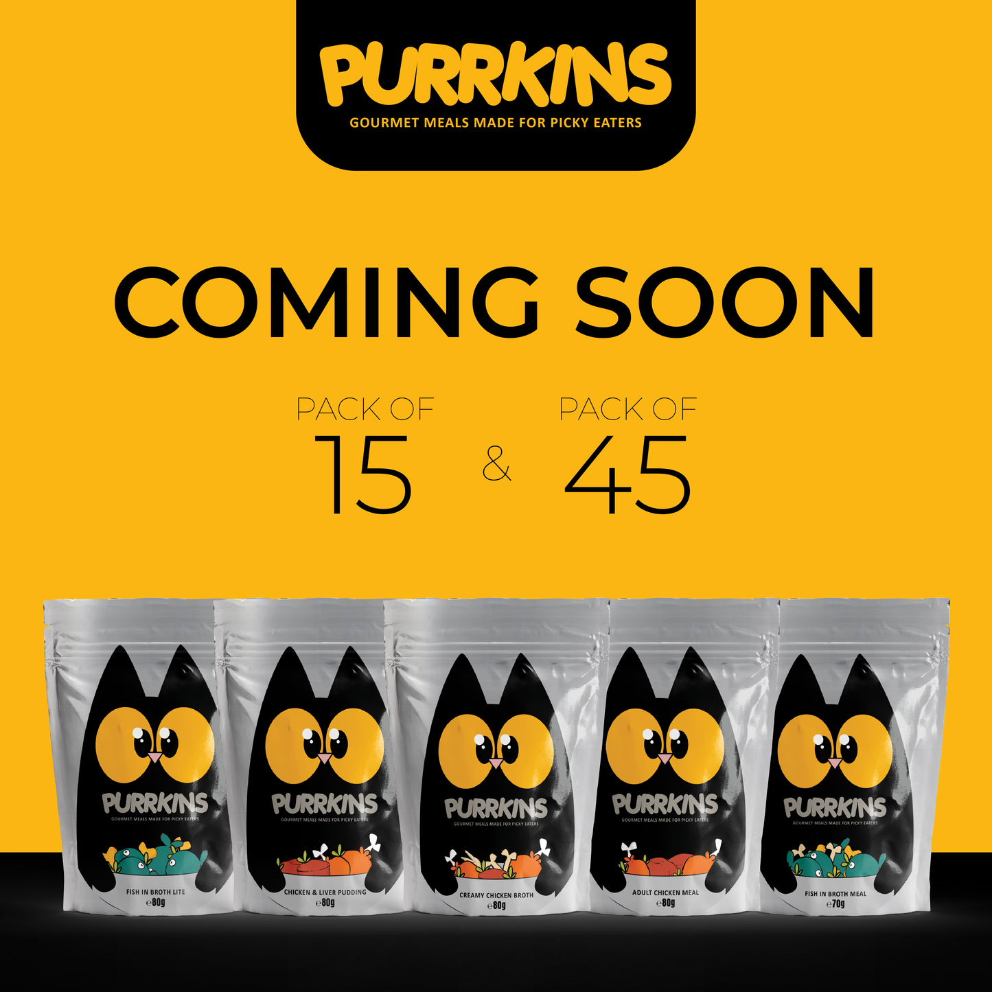 Purrkins Creamy Chicken Broth (80g packs)